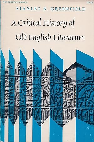 Image du vendeur pour A Critical History of Old English Literature mis en vente par Cider Creek Books