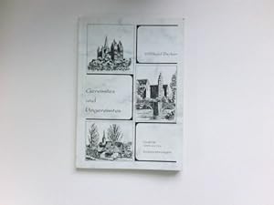 Gereimtes und Ungereimtes Gedichte (Schrift und Text), Federzeichnungen. Signiert vom Autor.