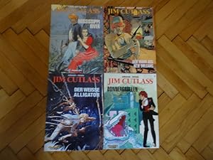 Jim Cutlass - 4 Bände. 1. Mississippi River, 2. Der Mann aus New Orleans, 3. Der weisse Aligator,...