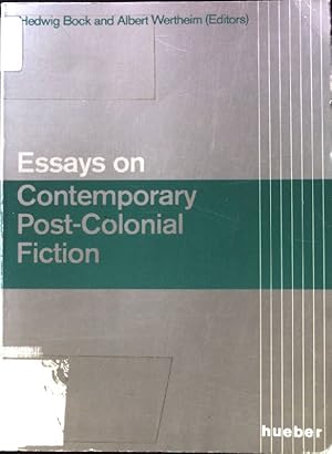 Bild des Verkufers fr Essays on contemporary post-colonial fiction. zum Verkauf von books4less (Versandantiquariat Petra Gros GmbH & Co. KG)