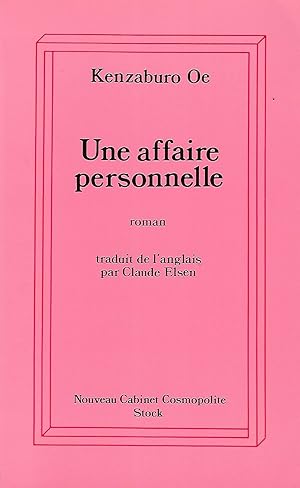 Image du vendeur pour Une affaire personnelle roman traduit de l'anglais par Claude Elsen mis en vente par LES TEMPS MODERNES