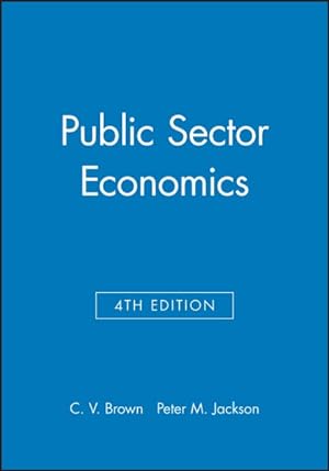 Imagen del vendedor de Public Sector Economics a la venta por GreatBookPricesUK