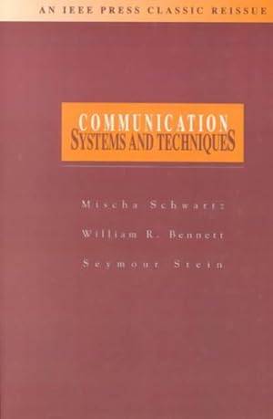 Imagen del vendedor de Communication Systems and Techniques a la venta por GreatBookPricesUK