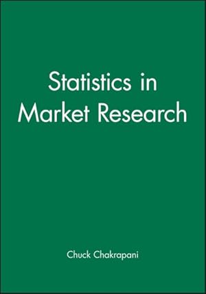 Immagine del venditore per Statistics in Market Research venduto da GreatBookPricesUK