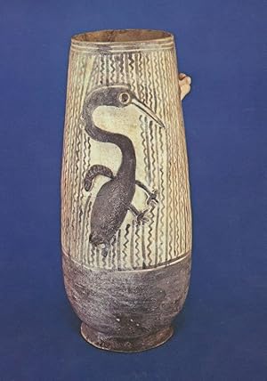 Ave Marina Antique Pottery Peruvian Vase Bird Peru Vaso Postcard