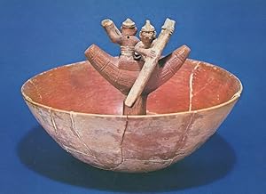 Peru Mochica Culture Antique Portrait Vase Pottery Postcard