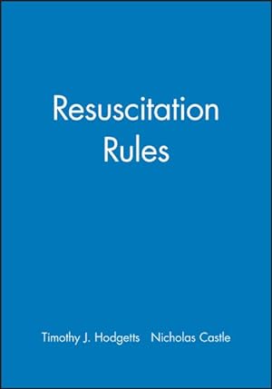 Bild des Verkufers fr Resuscitation Rules zum Verkauf von GreatBookPrices