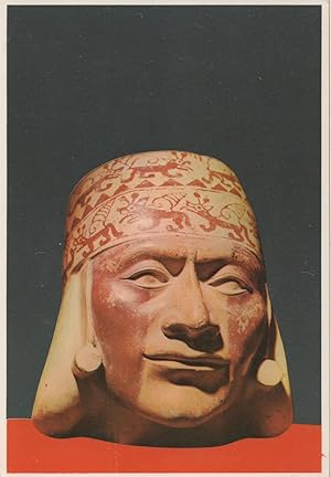 Seller image for Peru Antique Portrait Primitive Art Vase Monicha Culture 400 DC Postcard for sale by Postcard Finder