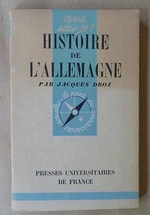 Seller image for Histoire de l'Allemagne. for sale by librairie sciardet