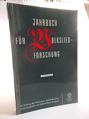 Seller image for Jahrbuch fr Volksliedforschung 17. Jahrgang 1972 for sale by Antiquariat Zinnober