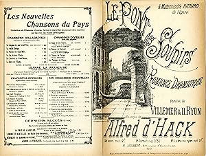 "LE PONT DES SOUPIRS" Paroles de VILLEMER & H. RYON / Musique de Alfred d'HACK / Interprétée par ...