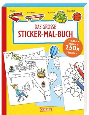 Immagine del venditore per Das groe Sticker-Mal-Buch : Suchen, malen, stickern venduto da Smartbuy