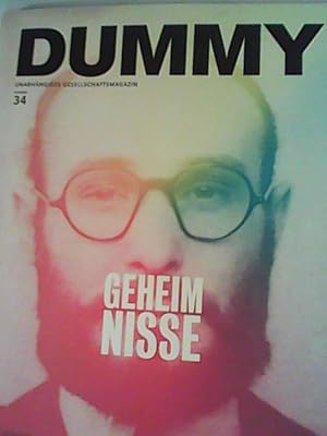 Dummy Geheimnisse, , Dummy Gesellschaftsmagazin Ausgabe 34 ,Frühling 2012