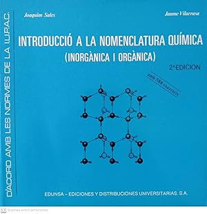 Imagen del vendedor de Introducci a la nomenclatura qumica (inorgnica i orgnica) a la venta por Llibres Capra
