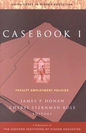 Seller image for Casebook 1 : Faculty Employment Policies for sale by GreatBookPrices