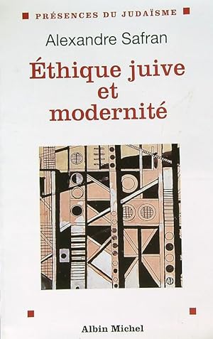 Ethique juive et modernite'