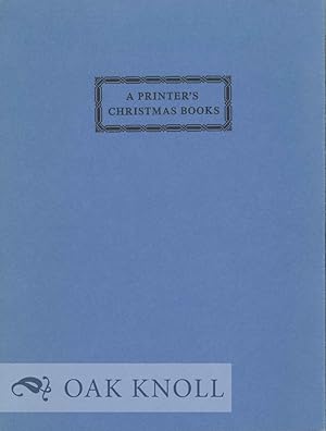 Imagen del vendedor de PRINTER'S CHRISTMAS BOOKS.|A a la venta por Oak Knoll Books, ABAA, ILAB