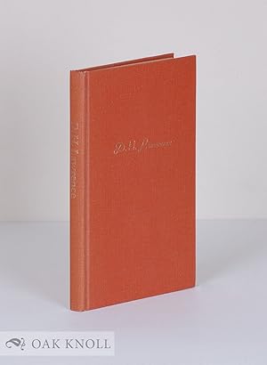 Seller image for BIBLIOGRAPHY OF THE D.H. LAWRENCE COLLECTION AT ILLINOIS STATE UNIVERSITY.|A for sale by Oak Knoll Books, ABAA, ILAB