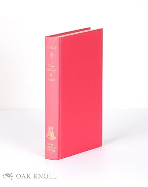 Immagine del venditore per FISCAL HISTORY OF TEXAS: EMBRACING AN ACCOUNT OF ITS REVENUES, DEBTS, AND CURRENCY FROM THE COMMENCEMENT OF THE REVOLUTION IN 1834 TO 1851-52 WITH REMARKS ON AMERICAN DEBTS.|THE venduto da Oak Knoll Books, ABAA, ILAB