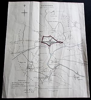 MAP OF ABINGDON FROM THE ORDNANCE SURVEY