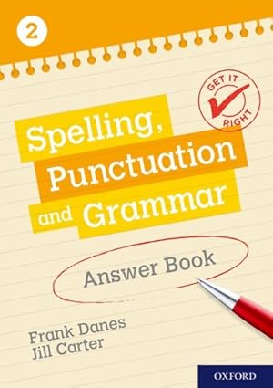 Image du vendeur pour Get It Right: Ks3; 11-14: Spelling, Punctuation And Grammar Answer Book 2 mis en vente par GreatBookPrices