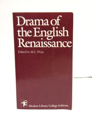 Seller image for Drama of The English Renaissance for sale by Redux Books