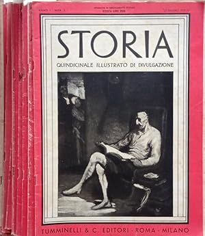 Storia Anno I- N.2,3,4,7,9,10,11,18 1938 Quindicinale illustrato di divulgazione