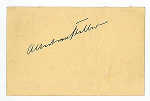 Immagine del venditore per Autograph signature. venduto da Antiquariat INLIBRIS Gilhofer Nfg. GmbH