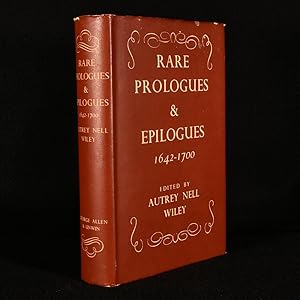 Seller image for 1940 Rare Prologues and Epilogues 1642-1700 for sale by Rooke Books PBFA