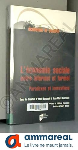 Seller image for L'conomie sociale entre informel et formel : Paradoxes et innovations for sale by Ammareal