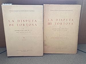 Imagen del vendedor de LA DISPUTA DE TORTOSA. (Estudio Histrico-Crtico-Doctrinal. Actas). 2 tomos. a la venta por LIBRERIA ANTICUARIA LUCES DE BOHEMIA