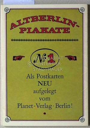 Seller image for Altberlin-Plakate No. 1. Als Postkarten NEU aufgelegt vom Planet-Verlag Berlin! (12 Postkarten) for sale by Antiquariat hinter der Stadtmauer