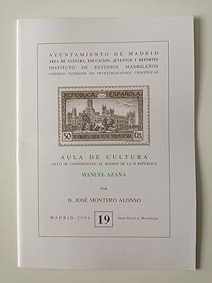 Manuel Azaña [folleto]