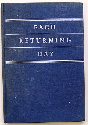 Each Returning Day A Book of Prayers for Use in Time of War