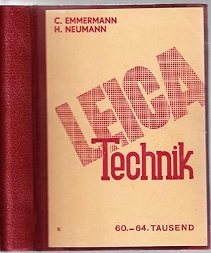 Imagen del vendedor de Leica-Technik in neuer Bearbeitung von Hanns Neumann. a la venta por Antiquariat Krikl