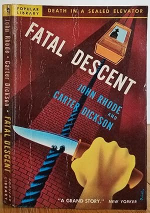 Seller image for FATAL DESCENT for sale by MARIE BOTTINI, BOOKSELLER