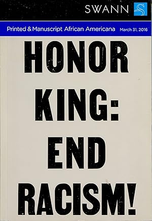 Swann Printed and Manuscript African Americana Auction Catalog, Sale 2408, March 31, 2016