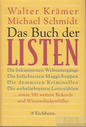 Seller image for Das Buch der Listen for sale by Leipziger Antiquariat