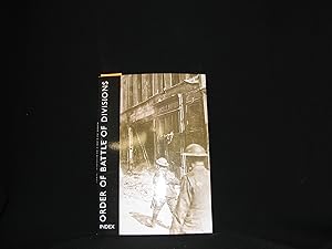Bild des Verkufers fr Order Of Battle Of Divisions Part 1 - 4 and Index zum Verkauf von George Strange's Bookmart