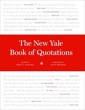 Bild des Verkufers fr New Yale Book of Quotations zum Verkauf von GreatBookPricesUK