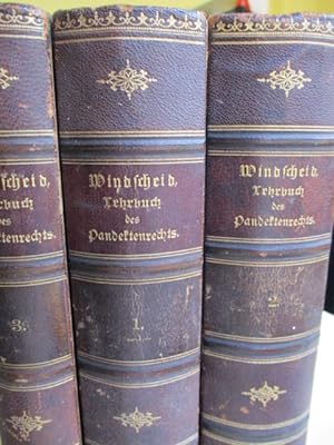 Lehrbuch des Pandektenrechts (Alle 3 Bände)