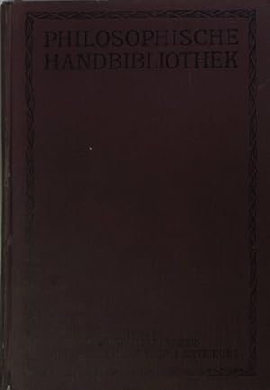 Bild des Verkufers fr Philosophische Handbiblothek: IV. BAND: Philosophie der Natur, 2. Abt.: Die einzelnen Klassen der Krper im besonderen. zum Verkauf von books4less (Versandantiquariat Petra Gros GmbH & Co. KG)