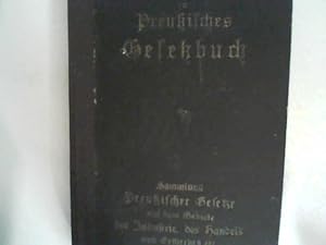 Nachtrag 1910/ 13 zu Preußisches Gesetzbuch