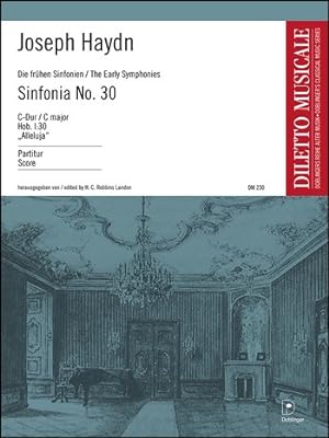 Bild des Verkufers fr Sinfonie C-Dur Nr.30 Hob.I:30 fr Orchester Partitur zum Verkauf von moluna