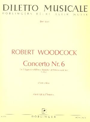 Bild des Verkufers fr Konzert C-Dur Nr.6 fr 2 Sopranblockfloeten, Streicher und Bc Partitur und Stimmen zum Verkauf von moluna