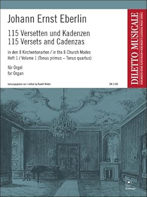 Bild des Verkufers fr 115 Versetten und Badenzen Band 1 8 Kirchentonarten fr Orgel zum Verkauf von moluna