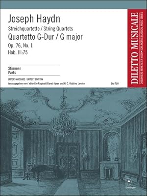 Bild des Verkufers fr Streichquartett G-Dur op.76,1 Hob.III:75 Stimmen zum Verkauf von moluna