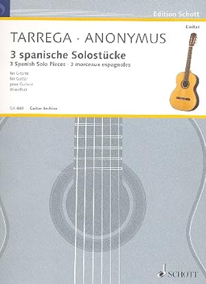 Bild des Verkufers fr 3 spanische Solostcke fr Gitarre zum Verkauf von moluna