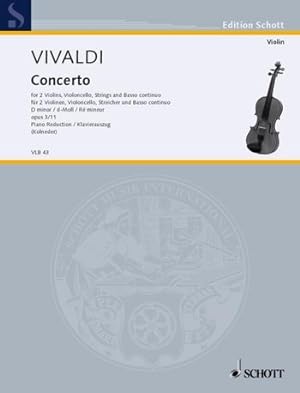 Immagine del venditore per Concerto grosso d-Moll op.3,11 Klavierauszug venduto da moluna