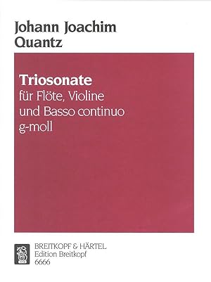 Seller image for Triosonate g-Moll fr Floete, Violine und Bc for sale by moluna